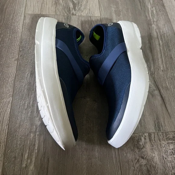 OOFOS Oomg Low Mesh White / Navy ~ US Women’s 9 - Picture 6 of 8